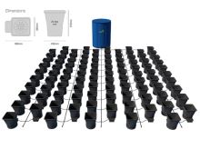 AutoPot 1Pot XL Module se 100 květináči, včetně Flexitank nádrže 750L
