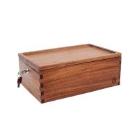 Dřevěná uzamykatelná skříňka Marley Natural Lock Stash Box