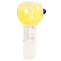 Skleněný kotlík k bongu Boost, 18,5 mm, žlutý, 1 ks